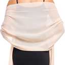 Soft Chiffon Scarfs Shawls and Wraps for Evening Dresses Wedding Shawl Wraps Bridal Scarve for Women, One Size