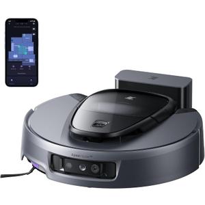 3i G10+ Robot Vacuum and Mop Combo, 18,000 Pa Suction, 60-Day Hands-Free Cleaning with Quiet Debris Compression, Smart LiDAR Navigation, Auto Extension Along Edges, Ideal for Hard Floors & Carpets