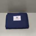 Duvet Cover Twin/Twin XL Size Set - Extra Soft Twin/Twin XL Duvet Cover 68" x 90" with 1 Pillow Sham - Hotel Luxury, Easy Care, Fade Free with Zipper Closures & Ties - Comfy & Breathable (Navy Blue)