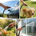 Garden Hose 75FT, Non-Expanding Water Hose Ultra Lightweight, Kink-Free, Burst-Resistant, Lead-Free, Durable & Flexible High-Pressure Hose for Yard, Lawn, Outdoor, Car Washing