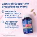 Mommy's Bliss Postnatal Lactation Support Supplement with Probiotics: Support Breastfeeding Milk Supply with Fenugreek, Blessed & Milk Thistle, Postpartum Immune Health While Nursing (60 Servings)