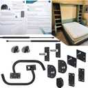 TOPOWN Queen Size Deluxe Murphy Bed Kit Queen Murphy Bed Kit Murphy Bed Hardware DIY Murphy Bed Kit Queen (Vertical)