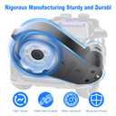 12V Powered Wheels Motor Gearbox Replacement 2 Pcs RS550 40000RPM High Speed Upgrade Set Compatible with Most Ride On Toys, Kids Electric Cars for Powered Wheels Replacement Parts
