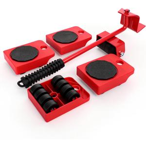 Furniture Lift Mover Tool Set  Heavy Furniture Movers with Wheels, Heavy Item Movers Sliders Furniture Lifter Tool for Furniture, Coffee Tables, Refrigerators, Washing Machines