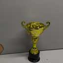 Decade Awards Metal Cup Trophy, Gold or Silver - Engraved Corporate Love Cup Award (10, 11.5, 13 or 14.5 Inch Tall) - Engraved Plate on Request