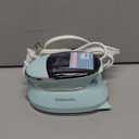 Travel Iron Mini with Steam for Clothes with Dual Voltage, Portable Mini Ironing Machine with Non-Stick Soleplate, Small Iron for Sewing, Quilting and Handcraft (Celadon)