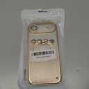 Misscase for iPhone Air Magnetic Glitter Case Compatible with MagSafe,Full Protection Slim Shockproof Case with Camera Lens Protector Plating Bling Cover Case for iPhone 17 Air 6.5" Black