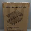 2-Tier Kitchen Cabinet Pull Out Cabinet Organizer,Shelf and Drawer Organizer Slide Out Pantry Storaqe Basket in Multiple Sizes (17" W x 21" D)