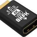 HDMI EDID Emulator, Passthrough Display Adapter, Default Resolution Dummy Plug, Headless Ghost for HDMI Switches, Extenders, AV Receivers, Video Splitters (GM-4K60Hz-default2160P-HDR)