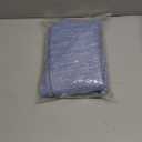 MIULEE Pack of 2 Decorative Burlap Linen Euro Sham Throw Pillow Covers for Sofa Couch Bed 24x24 Inch Modern Farmhouse Pillowcases Rustic Woven Textured Cushion Cover Light Blue