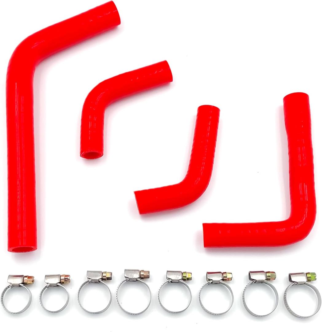 For Honda 2004-2009 CRF250R 2004-2017 CRF250X Silicone Radiator Hose Kit With Clamps Cooling Coolant Pipe Tube Hoses 2005 2006 2007