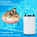 27002-0100S Pool Fliter, Replacement for sta-rite 27002-0100S Filter Module, Compatible with sta-rite PLM100 and System 2 Modular Media, with 24800-0121 Air Bleed Assembly, 100 sq.ft Filtration Area