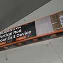 BEAMNOVA Vertical Rod Panic Bar Exit Device Door Push Bar, 32 Inch Metallic