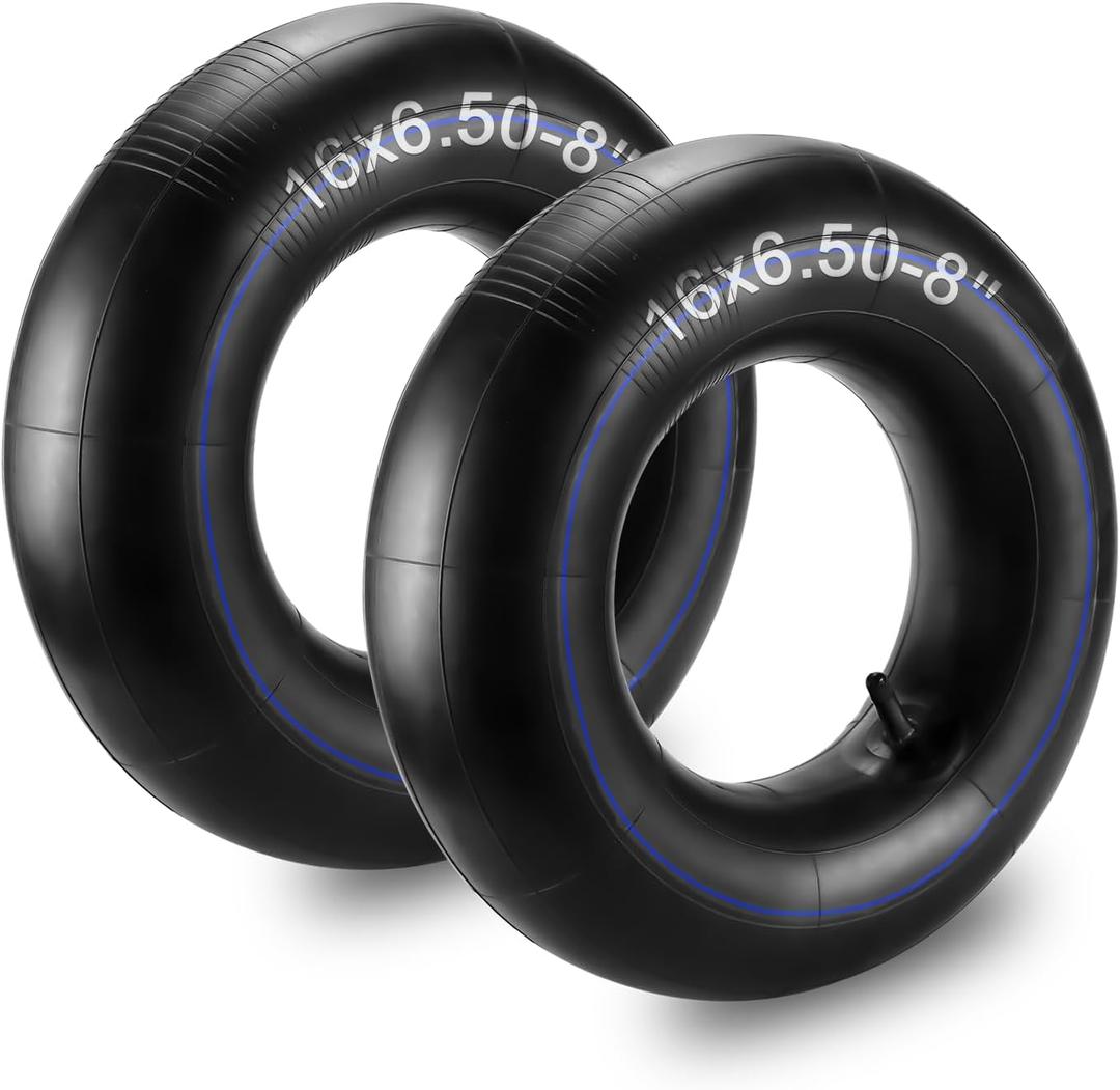 Heavy Duty 16x6.50-8, 16x7.50-8 Inner Tubes with TR-13 Straight Valve Stem by Cenipar, 16x650-8/16x750-8 Inner Tire Wheel for Heavy Duty Cart,Like Trunk,Tractor,Garden Carts,Golf Cart, Pack of 2