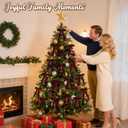 18 Pcs Burgundy Velvet Bows for Christmas Tree  Burgundy Velvet Christmas Tree Bows, Holiday Decorations for Garland Wreath Bow (5 * 7", 1" Wide)