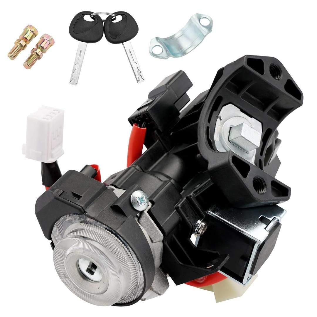 Ignition Assembly, Lock Cylinder Switch & Cylinder Housing, with Keys, Compatible with 2016-2021 Hyundai Tucson, Replaces# 81905-D3080