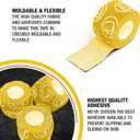 WOD Nation Weightlifting Hook Grip Tape - Bulk Prs 6 Rolls (23ft/Roll) Comfortable & Stretchy Athletic Thumb Tape for Weight Lifting & Cross Training - Protect Thumb, Wrist & Finger
