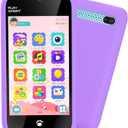 MOMILLA Kids Smart Phone Toys for Girls, 3.97 Touchscreen, Dual Cameras with Stickers, 200+ Games & 16GB Storage, Christmas Birthday Gifts for Kids Age 3-10, Educational Mini Toddler Play Phone Toy