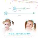 2 x 12 PCS Hair Balls for Girls, Colorful Bubble Ponytail Holders for Toddlers, Gentle No-Slip Hair Ties for Fine or Thick Hair