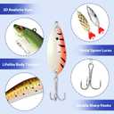 2025 Advent Calendar Fishing Christmas Countdown,24 Days Fishing Lure Countdown Calendar,2025 Xmas Surprise Gift for Adult Men or Teen Boys