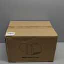 8 Inch Hooded Wall Vent Cover Outside, Dryer Exhaust Vent Metal Mesh Cover, Wall Vents Cover Exterior Air Exhaust for Kitchen Bathroom House Range Hood HVAC (White)