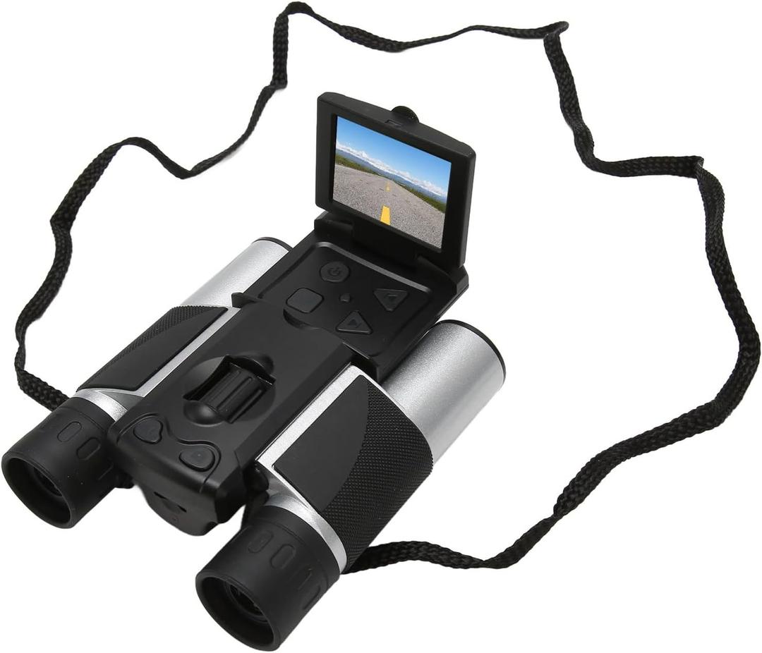 Digital Binocular with Camera, 2.0 Inch LCD Display, LCD Type C Charging Digital Binocular Camera Zoom Video Photo Recorder Camcorder