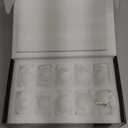 Double-walled Borosilicate Teacup Glass Heat-resisting Tea Cup Hold 2 Oz, Set of 10