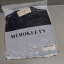 MEROKEETY Cardigan Sweaters for Women Fall Long Sleeve Cable Knit Button Open Front Casual Outerwear Coat (S)