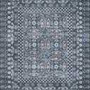 Loloi Rifle Paper Co. Maison Collection MAO-03 Rosette Blue 2'-3" x 3'-9", .19" Pile Height, Accent Rug