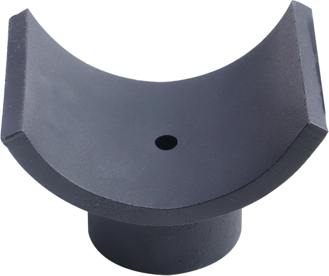 Bottle Jack Adapter Saddle - Jack Adapter for 3 Inch Axle Tube - Black Lifting Axles Saddle Made of Steel 3"