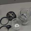 Replacement Parts for NutriBullet, 2 Cups, Extractor Blade, 2 Resealable Lids, 2 Gasket, 2 Gear, 3 Shock Pads, Lid Ring, Lid Ring with Handle & Cleaner Brush for Nutribullet 900W/600W (15-Piece)