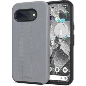Crave Dual Guard Compatible with Google Pixel 9a Case, Shockproof Protection Dual Layer Case for Google Pixel 9a - Slate