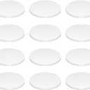 Ceramic White Coralline Coral frag Plugs Coral frag Base Round/Big Size Round/Hexagon (round70mm12pcs)