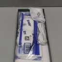 Ezona Cotton Cordless Heated Eye Mask, 2000mAh Warm Eye Compress Mask for Dry Eyes, Washable Eye Heating Pad for Travel, MGD,Blepharitis, Sinus Migraine with 10W ChargerGray