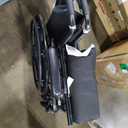 Medline Durable Steel Wheelchair with Flip-Back Desk-Length Arms, Elevated Leg Rests, 20-Inch Wide Seat, 300-Ib weight capacity, Black