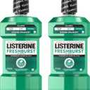 Listerine Freshburst Antiseptic Mouthwash, Spearmint, 33.8 fl. oz/1L x 2
Kills 99.9% of Germs That Cause Bad Breath, Fights Plaque & Gingivitis, ADA Accepted Oral Rinse, Intense Spearmint Flavor