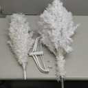 4ft White Christmas Tree - Premium Hinged Artificial Small Christmas Tree, Canadian Fir Full Bodied 4 Feet Tree with 320 Tips, Lightweight and Easy to Assemble Holiday Dcor Tree with Metal Stand