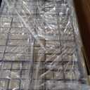 COMHOMA Twin Size Platform Bed Frame with LED Lights and Charging Station, Storage Headboard and Footboard Drawers, No Box Spring Needed, Rustic Wood Look (Vintage Brown and Grey)