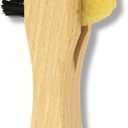 Wilkins Suede Shoe Cleaner Brush - Yellow Rubber Suede Eraser with Soft Bristle Brush for Suede Cleaner and Nubuck Brush