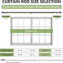 5/8 Diameter Curtain Rods 30-90 Inch, for 30-84 Inch Windows, Adjustable Splicing Black Curtain Rods for Windows with Brackets, Window Rod Long Small Curtains Rod, 2 Pack