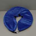BENCMATE Protective Inflatable Collar for Dogs and Cats - Soft Pet Recovery Collar Does Not Block Vision E-Collar (Large, Blue)