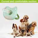 2025 3Pcs New Calming Dog Pacifiers Chew Toy, Pet Silicone Pacifiers, Pet Pacifier, Calming Dogs Chew Toy for Small Dogs, Puppy Pacifier for Small Dog (Green)