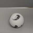 vskikris Set of 6 Decorative Orbs for Centerpiece Bowls for Dining Table Centerpiece Decor  2.6in Feather Pattern Orb  Coffee Table Decor Ball  Bowl Excluded