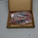 Aluminum Alloy Front and Rear Axle Housing Set for 1/10 Traxxas TRX4 RC Crawler Car, Replace Original Plastic Axles Housing (Red)