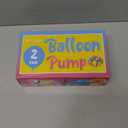 Balloon Pump Hand Held, Inflator Air Pump for Balloons - 2Way Dual Action, 2Pack: Friends can Help - Easy to Use Sturdy Ballon Inflator Pump