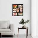 Picture Frame Collage 5x7 Photos Display - 7 Openings Photo Collage Picture Frame Wall Decor for Wall Mounting Vertically or Horizontally Frames for Wedding Anniversary, 19.4x17.4 inches