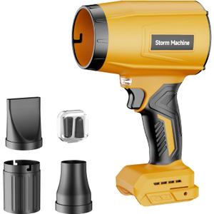 Turbo Jet Blower Cordless Compatible with Dee-Walt 20V (No Battery), Brushless-Motor Blower, Up to 50,000 RPM, Lightweight Handheld Leaf Blow for Patio Lawn Yard Garage Leaves & Dust Cleaning