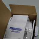 2Pack Wall Mount Holder for eero 6 Plus 6+ and eero 6 Router Mesh Wi-Fi System,Wall Mount Stand Bracket for eero 6 Plus and eero 6 tri-Band Mesh,Wall Bracket for eero 6+ Extender Router Wire Organizer (White-2PC)