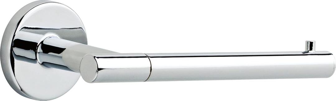 Delta Trinsic (1-Pack) Toilet Paper Holder Polished Chrome Tissue Roll Holder for Bathroom Organization and Storage Single Post Toilet Tissue Holder Wall Bathroom Accessories 75950