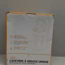 Single Serve One Cup Coffee Maker, for K Cups and Grounds, Mini Coffee Maker with Portable Handle, 6 to 12 Oz Brew Size, for Travel, Camping, Office, RV and Dorm, 120V, Oasis